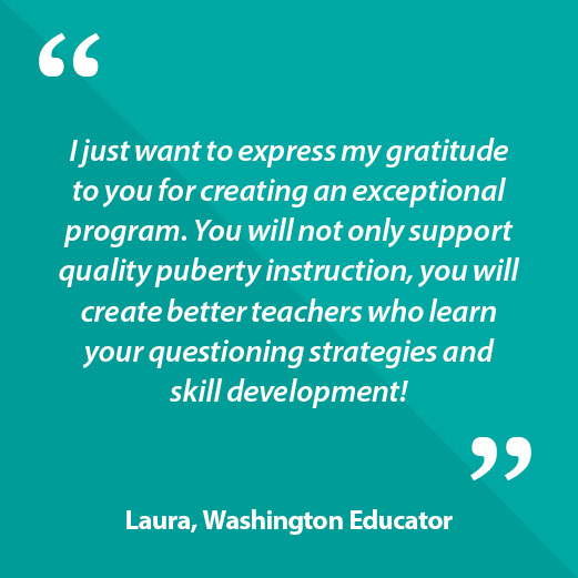 Laura, Washington Educator Quote