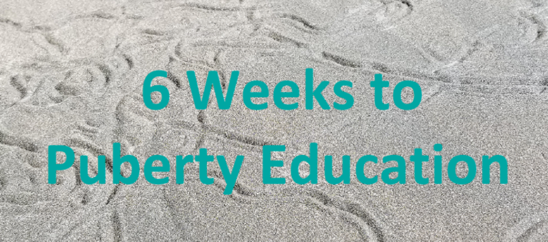 6 semanas para la educación en la pubertad