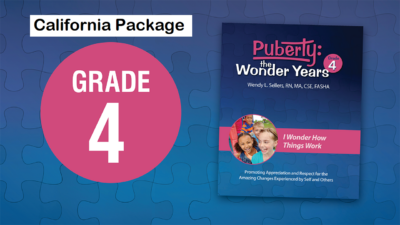 Pubertad: The Wonder Years paquete curricular de cuarto grado para California