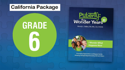 Puberty: The Wonder Years grade 6 curriculum package for California