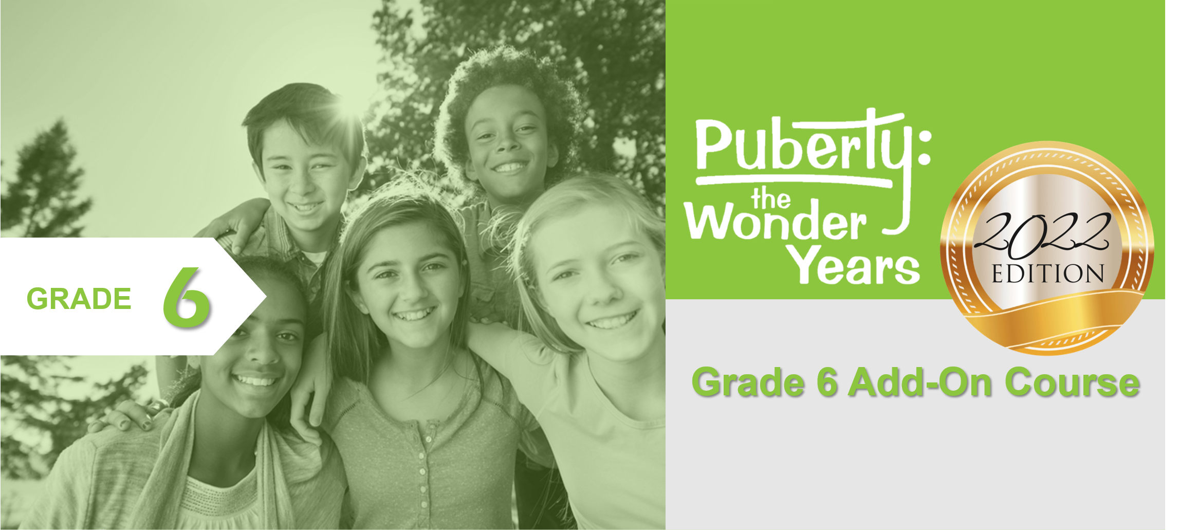 Puberty: The Wonder Years Grade 6 Add-On Training Course - Puberty ...