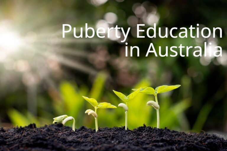 Educación sobre la pubertad en Australia