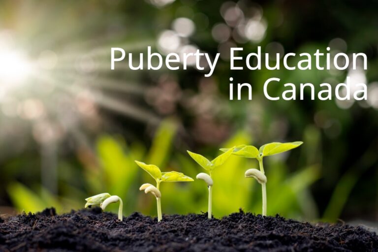 Educación sobre la pubertad en Canadá