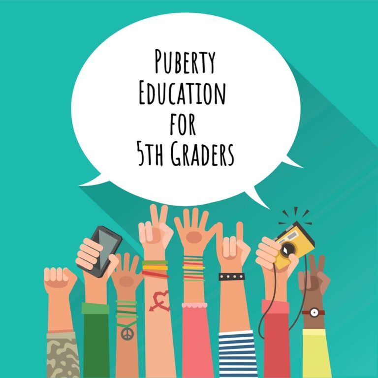 Educación sobre la pubertad para alumnos de 5º curso