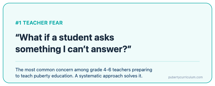 The #1 teacher fear: What if a student asks something I can't answer?